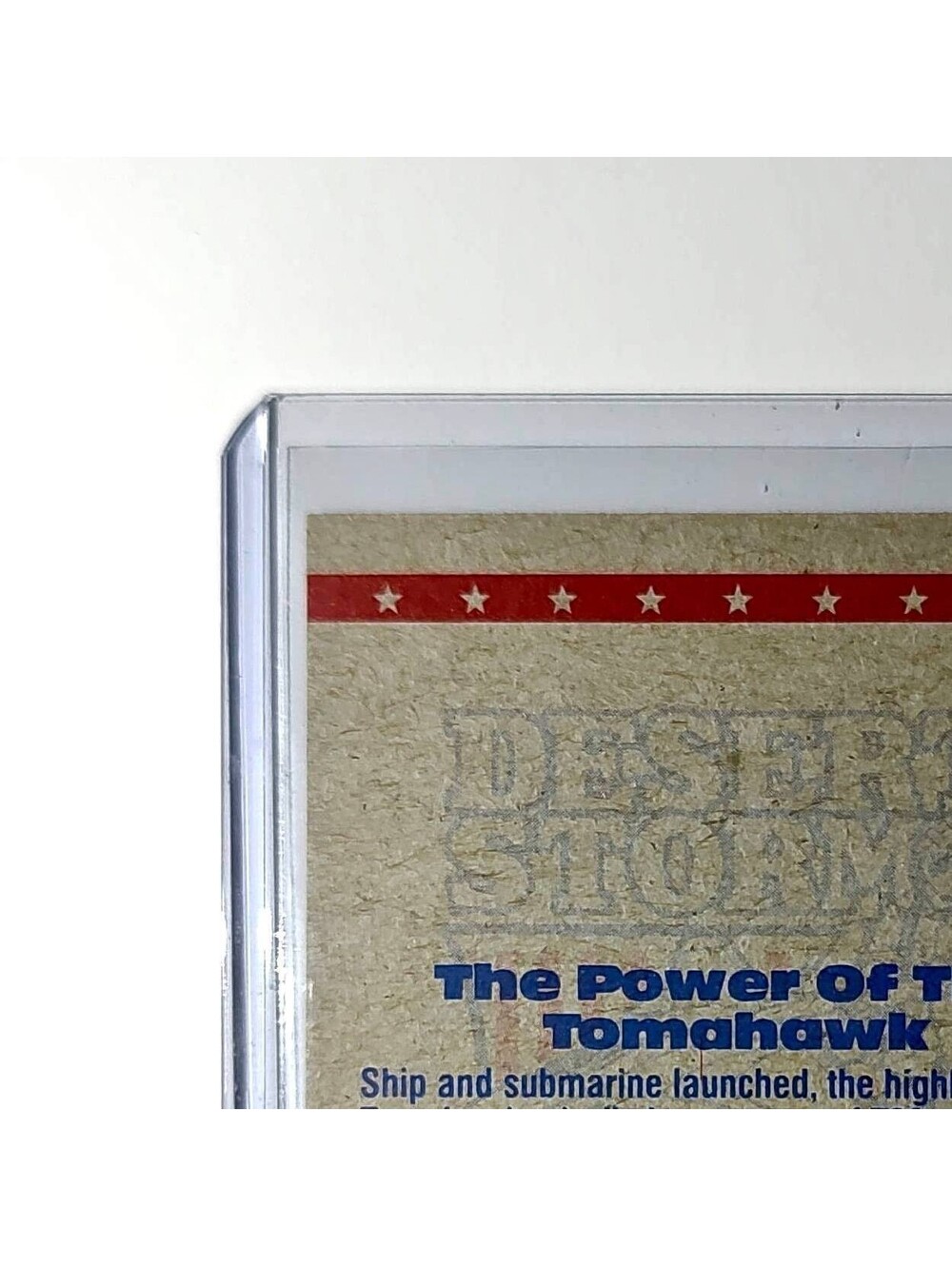The Power of the Tomahawk 1991 Topps Desert Storm #46 Card - Picture 7 of 10